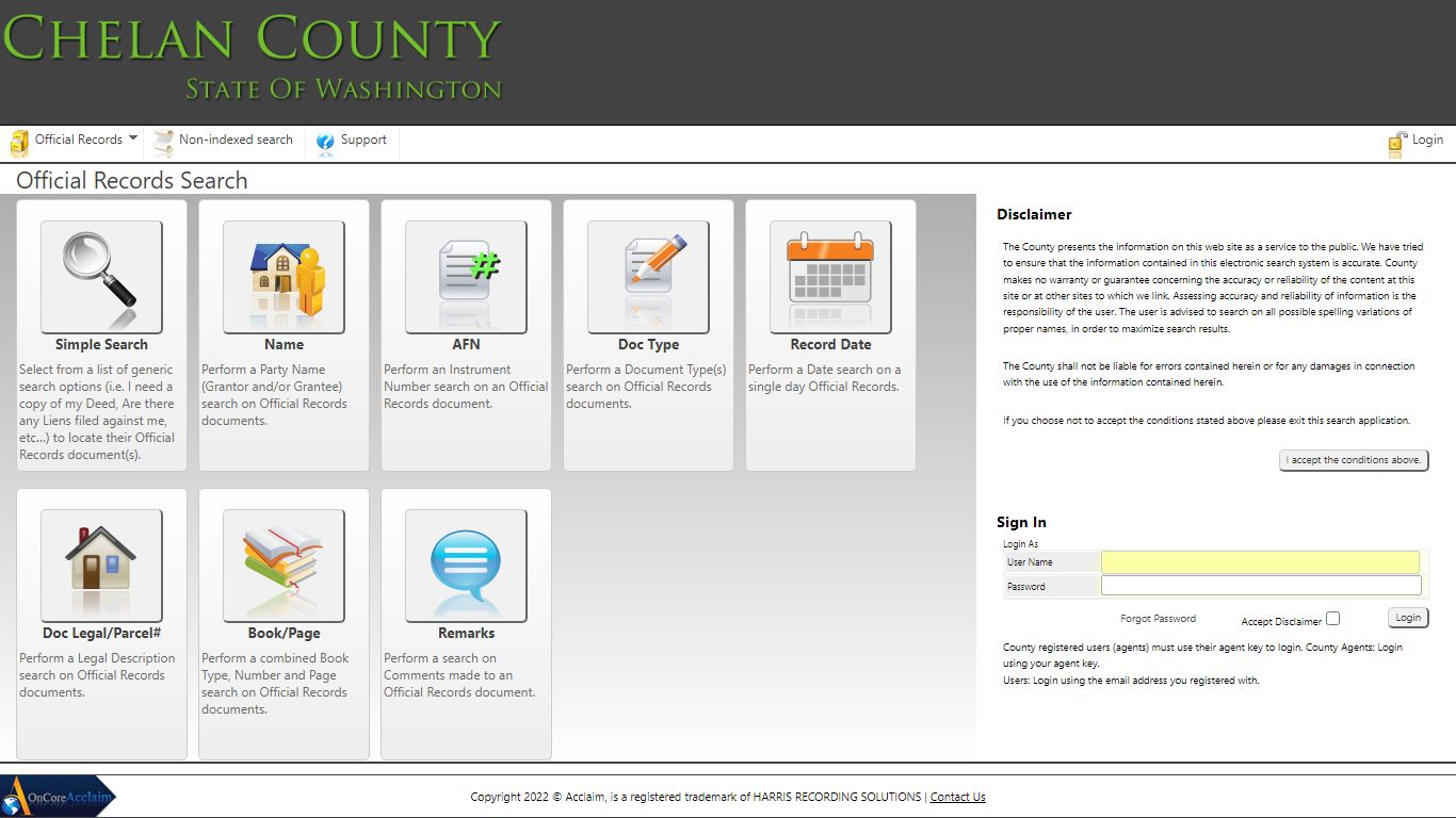 Chelan County Public Records