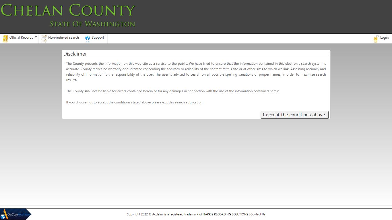 Chelan County Public Records